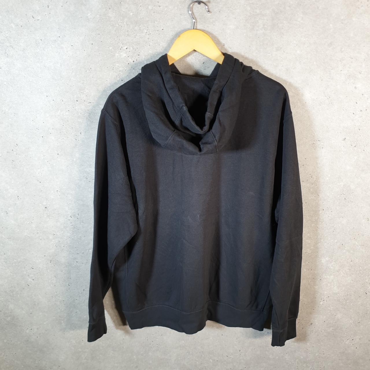 Vintage Nike Just Do It Hoodie Men’s Large Black Swoosh Y2K Pullover