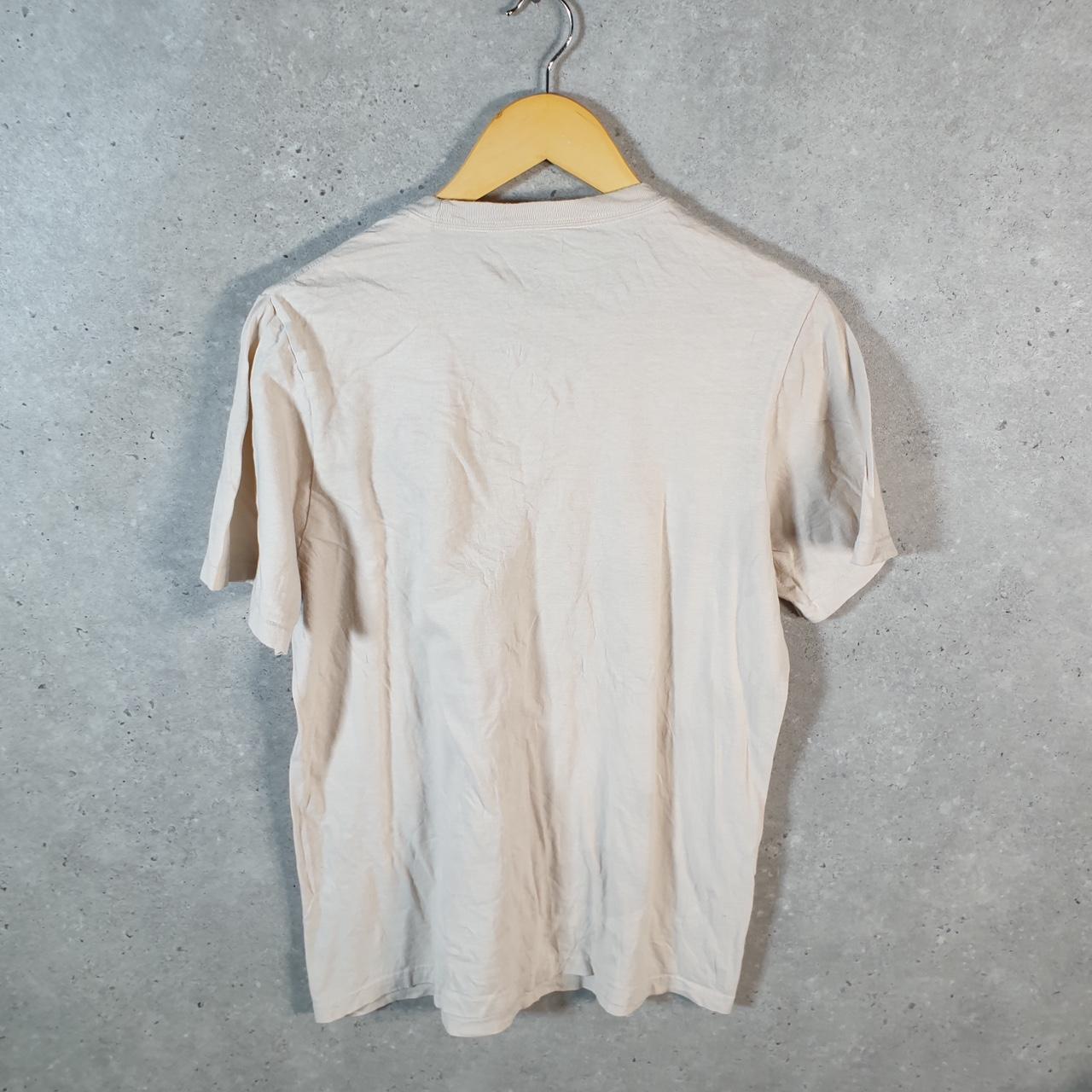 Vintage Adidas Amplifier Tee T Shirt Mens Medium White Three Stripes Logo Athletic