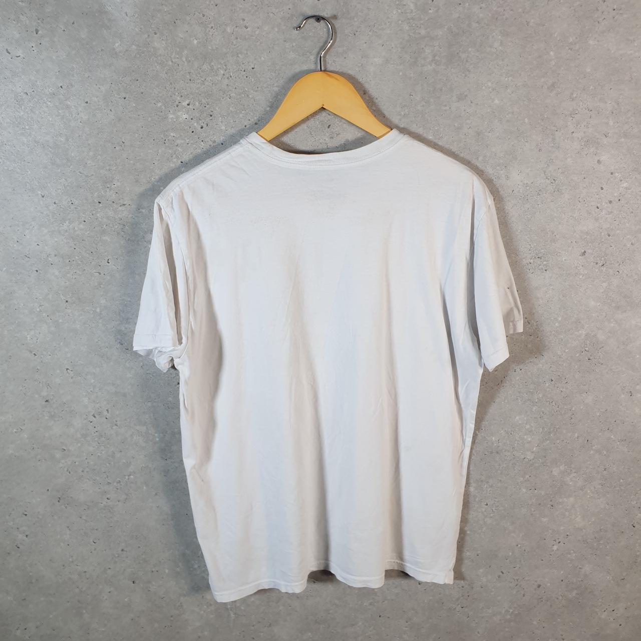 Vintage Adidas Golf Spellout T Shirt Men’s Large White Three Stripes Athletic