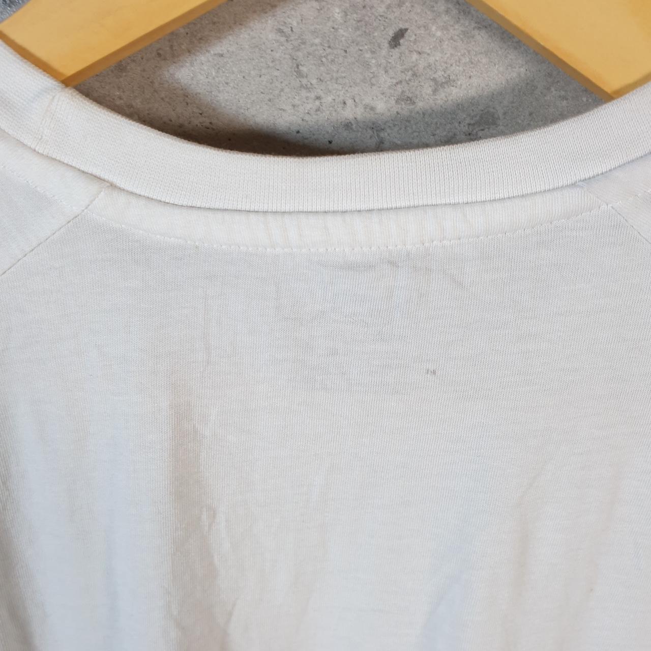 Vintage Puma Spellout T Shirt Womens UK10 White sports Logo Athletic