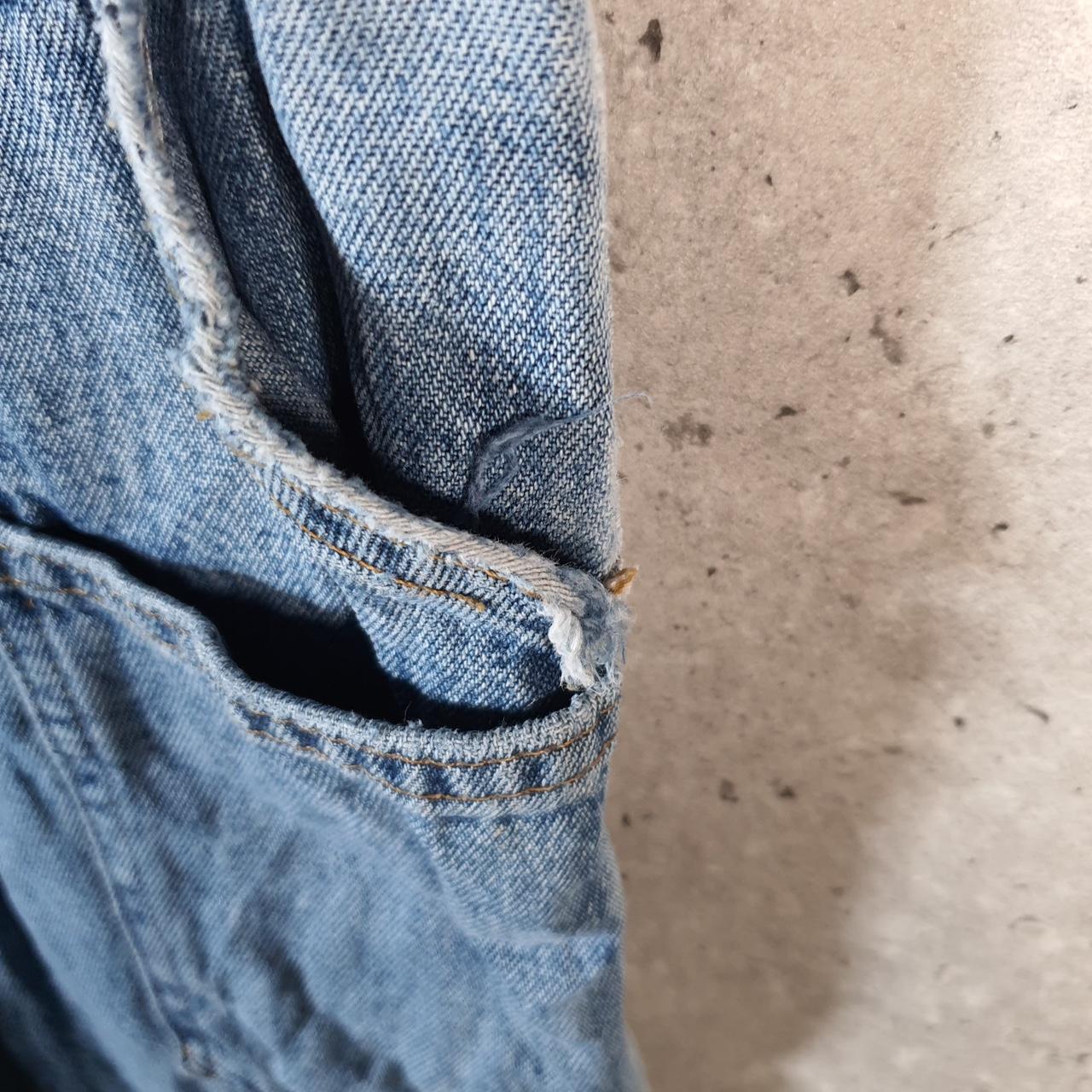 Vintage Carhartt Baggy Carpenter Shorts Jorts Cargo Men’s W40 Blue Relaxed Fit Workwear A4862