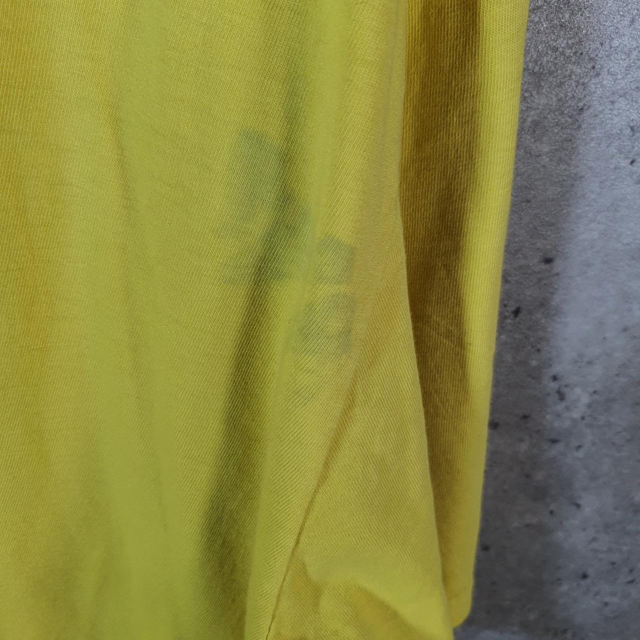 Vintage Ralph Lauren Polo T Shirt Men’s XL Yellow Embroidered Classic Fit Pony C9078