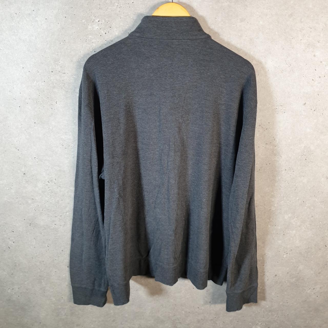 Vintage Ralph Lauren Polo 1/4 Zip Sweatshirt Men’s XL Grey Pullover Pony