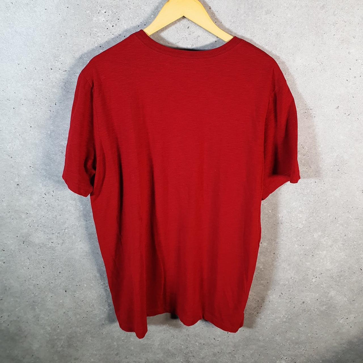 Vintage Nike Just Do It Dri Fit Graphic Spellout T Shirt Men’s XL Red Swoosh Athletic