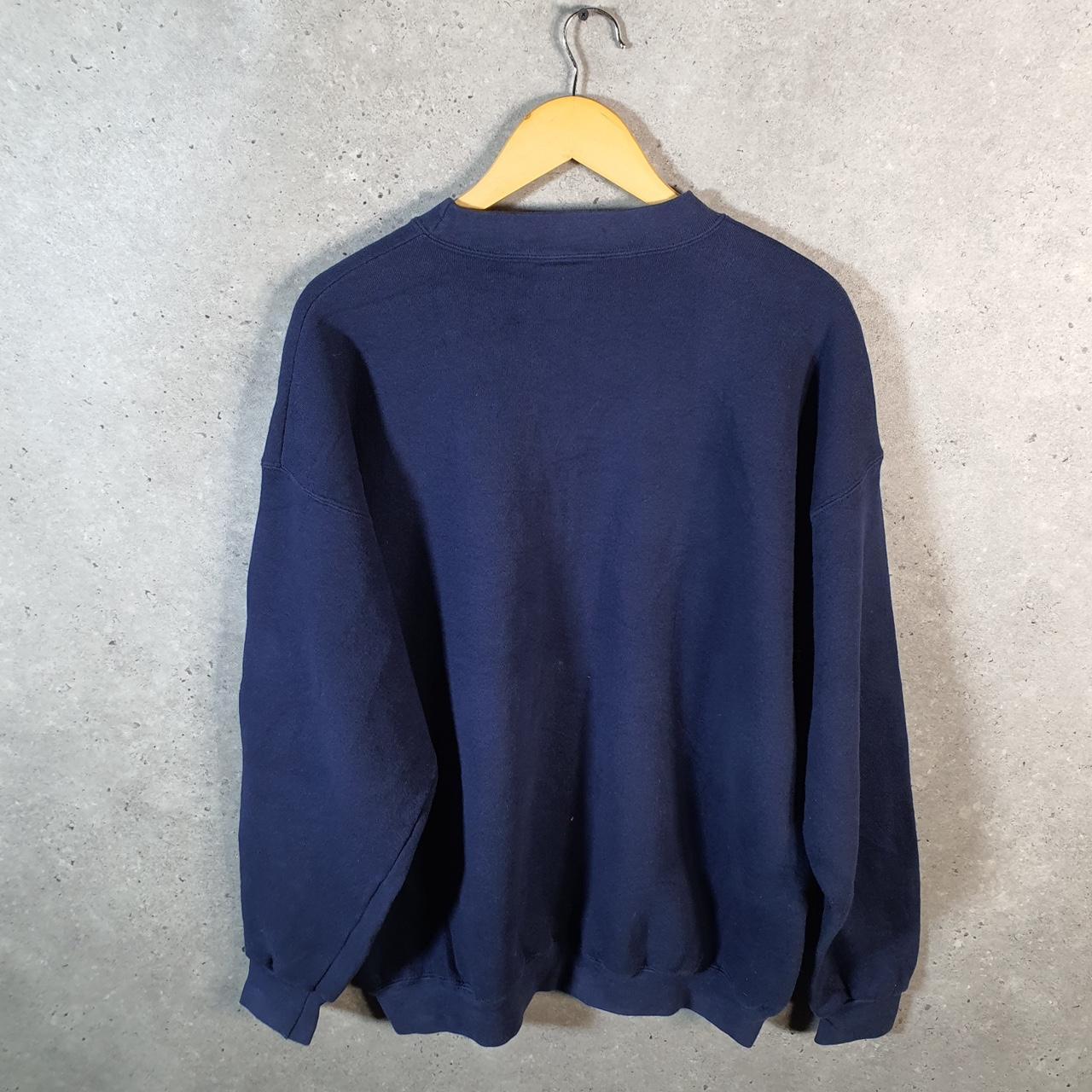 Vintage Lee Cotton Ultraweight Sweatshirt Men’s Large Navy Blue USA KAO Pullover