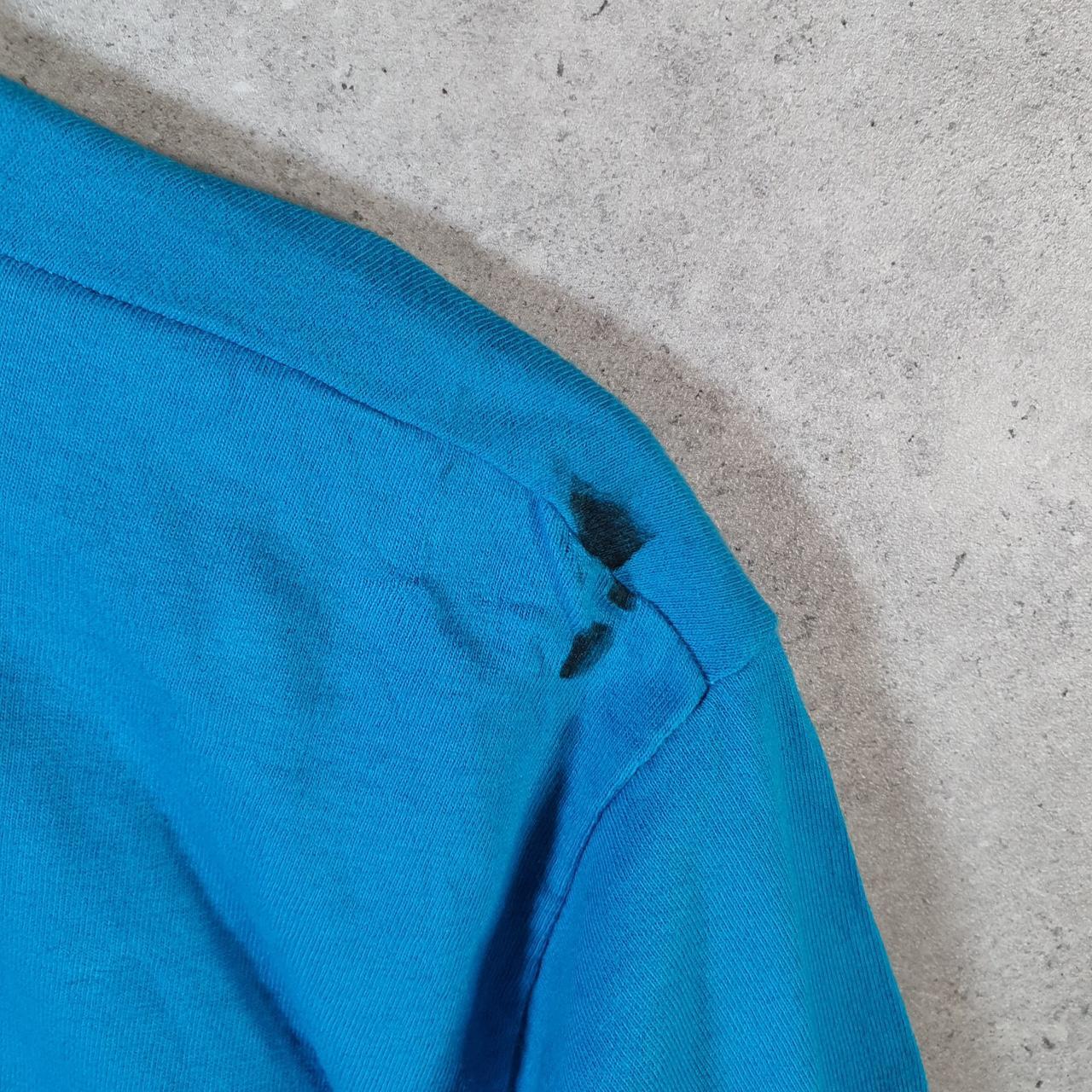 Vintage Charlotte Hornets Basketball 90s USA Single Stitch T Shirt Men’s Small Blue