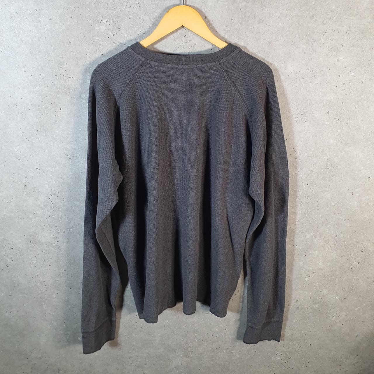 Vintage Nike 90s Knit Club Sweatshirt Mens XL Grey Swoosh Y2K Pullover Logo