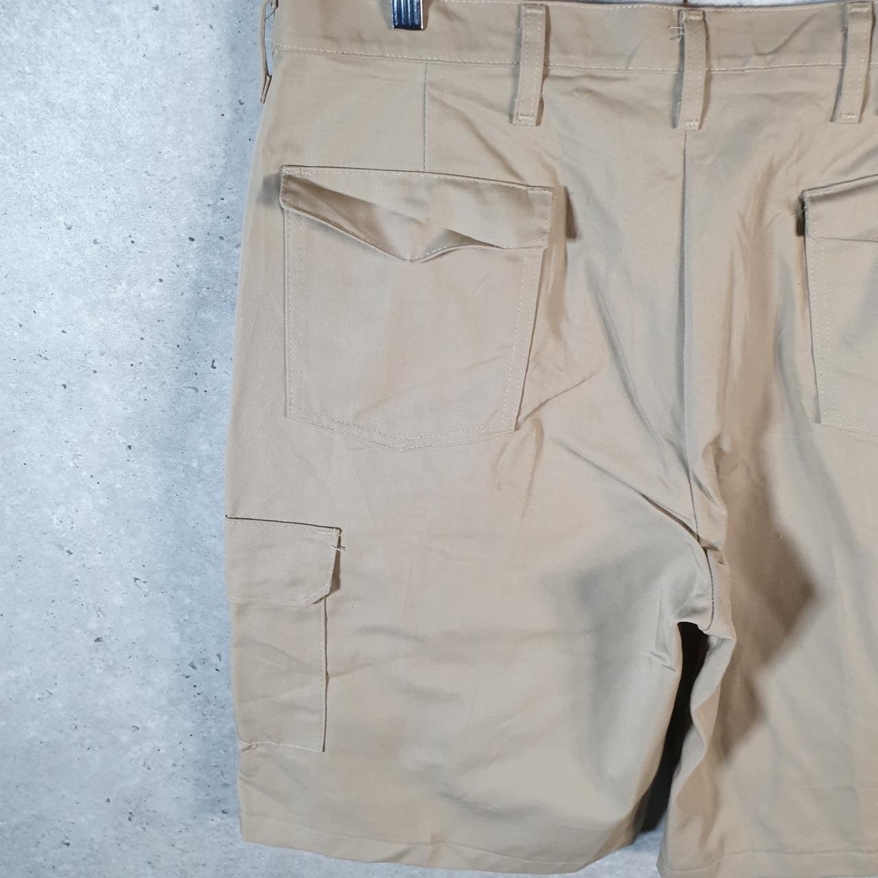 Vintage Red Kap Baggy Chino Shorts Jorts Cargo Mens W38 Brown Loose Fit