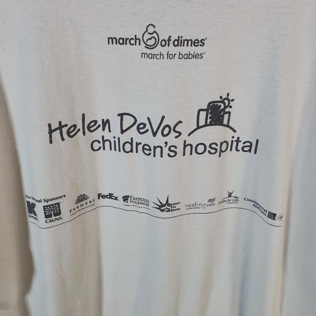 Vintage Alore March For Dimes Babies 90s USA Single Stitch T Shirt Men’s Large White