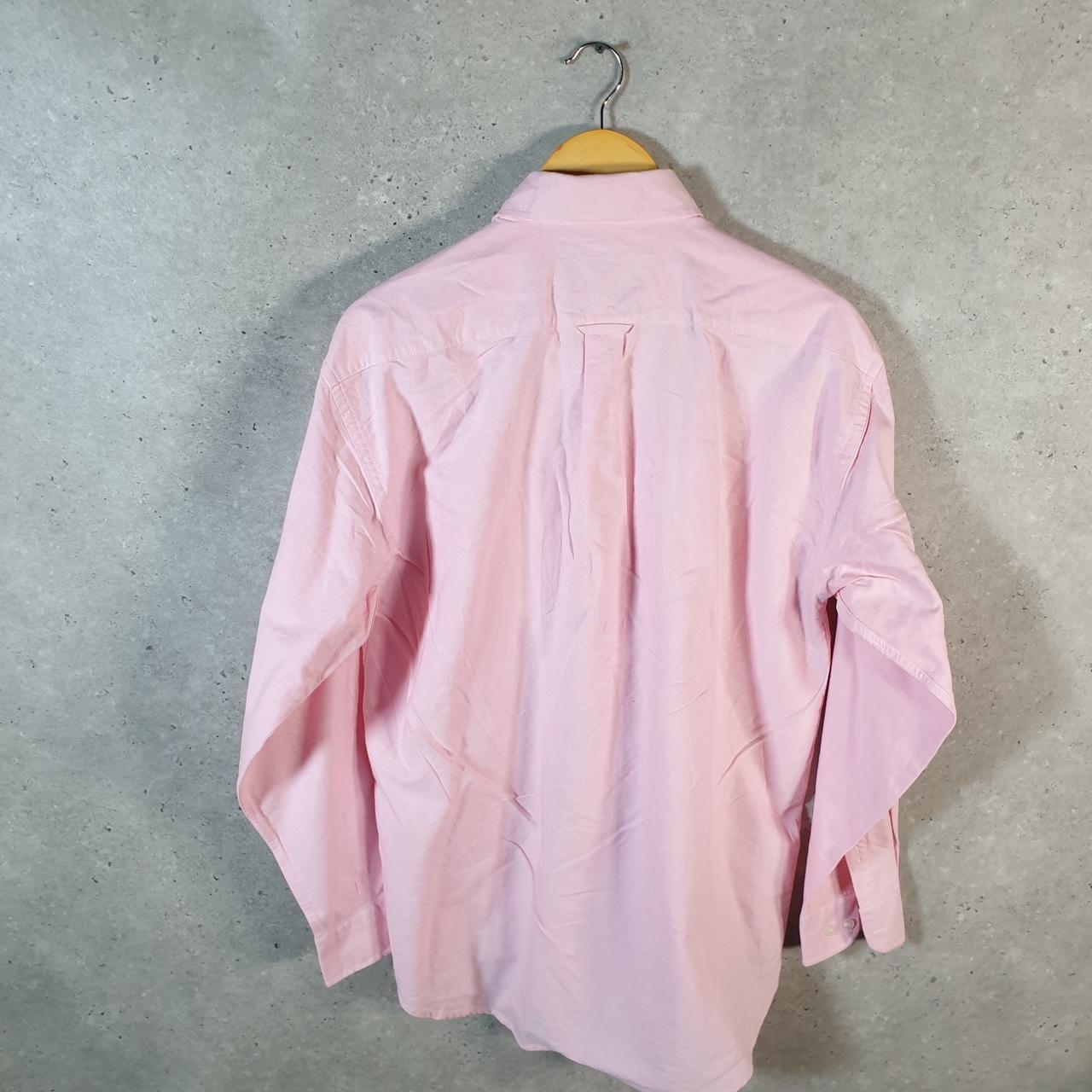 Vintage Ralph Lauren Button Down Shirt Men’s Medium Pink Classic Fit Pony Casual