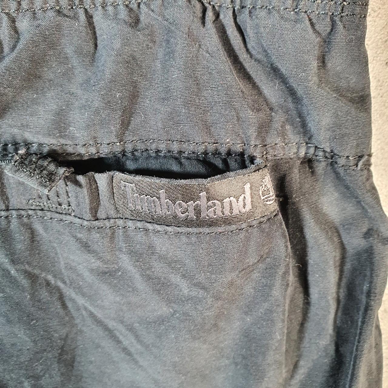 Vintage Timberland Shell Fishing Shorts Men’s Medium Black Athletic Hiking