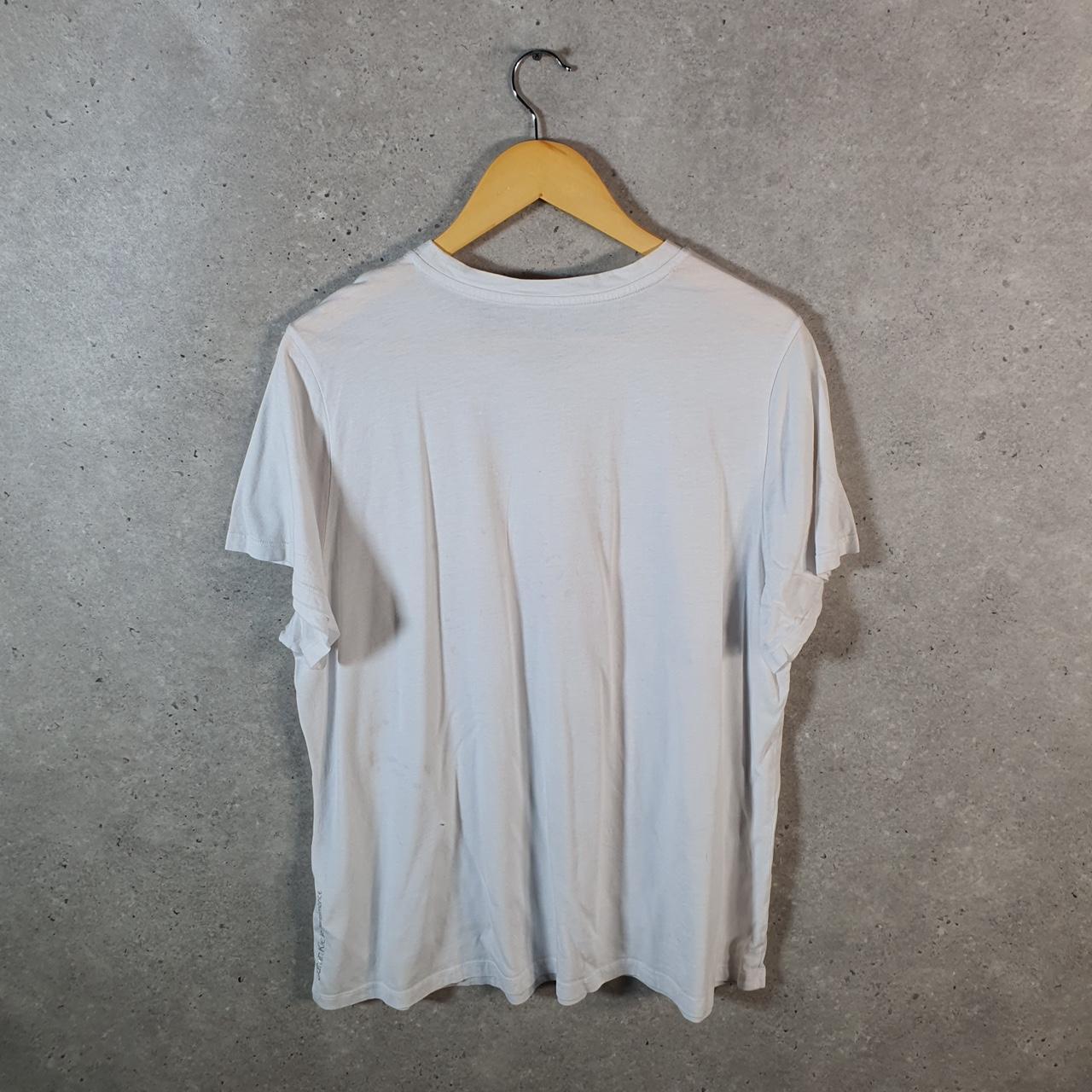 Vintage Calvin Klein T Shirt Womens 2XL White Classic Fit Performance Logo