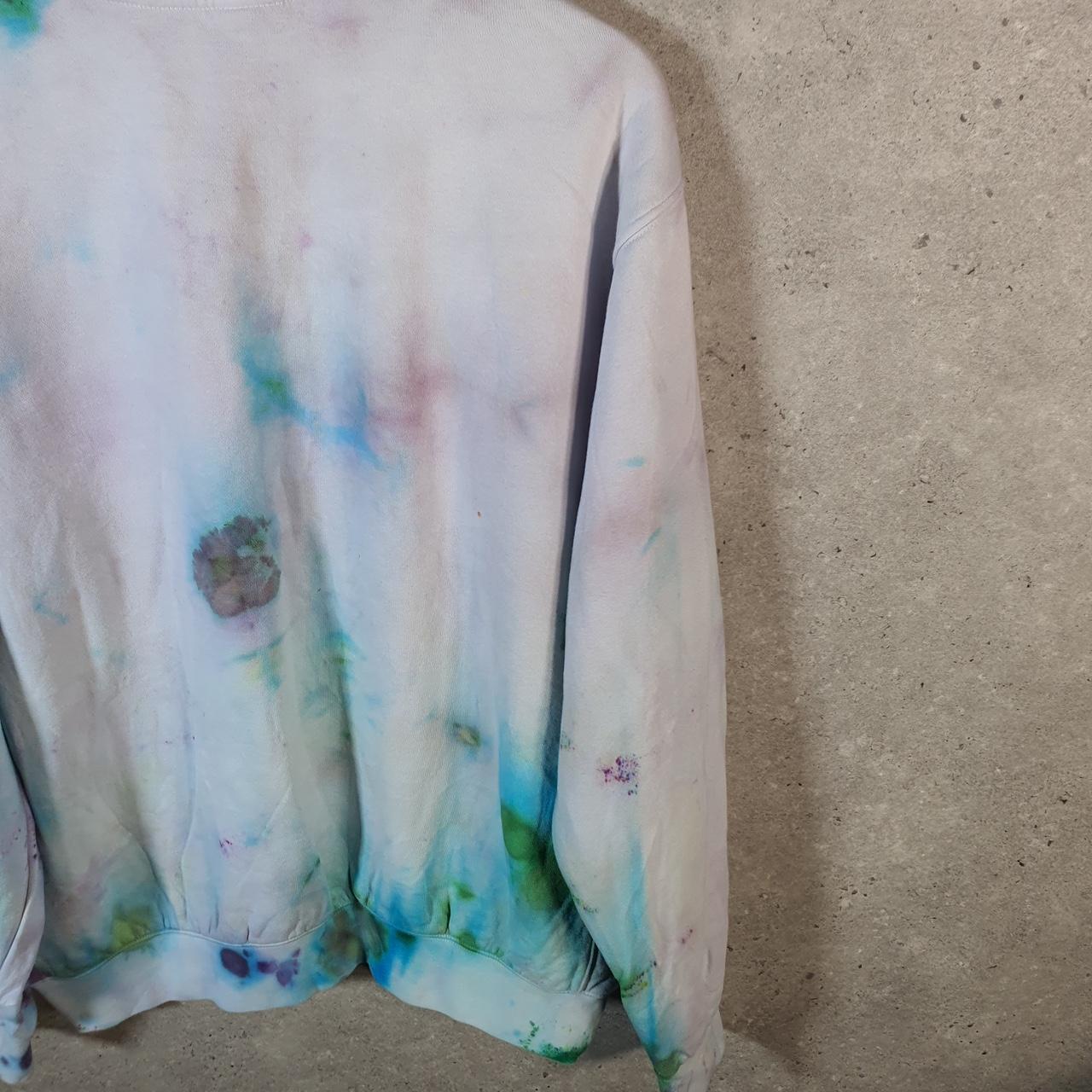 Vintage Nike Club Tie Dye Sweatshirt Men’s Large Swoosh Y2K Pullover Logo