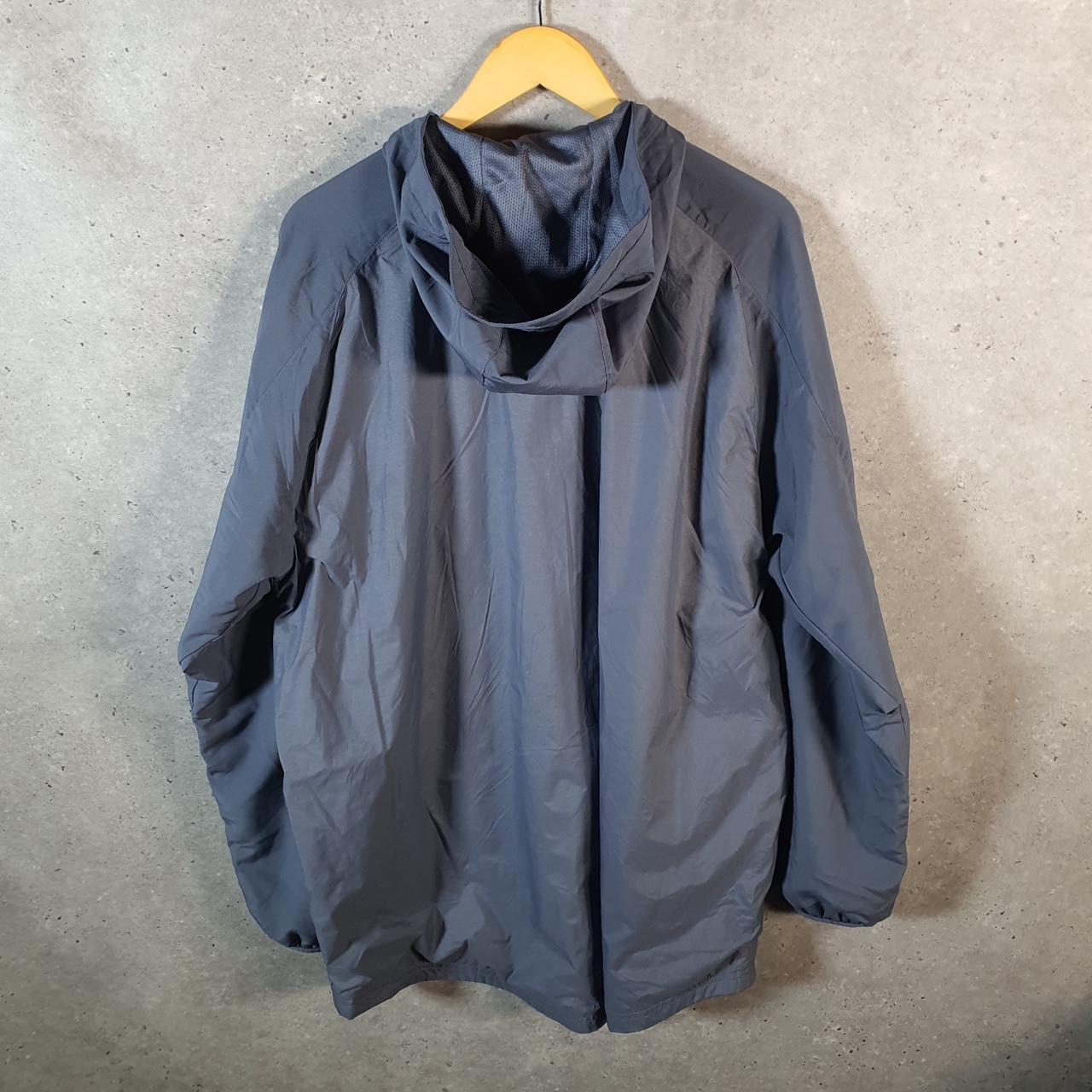 Vintage Adidas Golf Windbreaker Track Jacket Mens XL Grey USA Three Stripes Full Zip