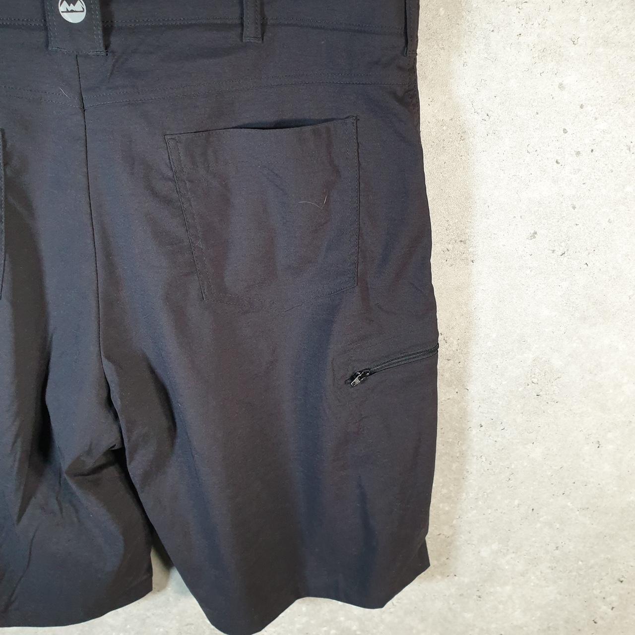 Vintage Wrangler Shorts Jorts Cargo Men’s W38 Relaxed Black Baggy Cotton