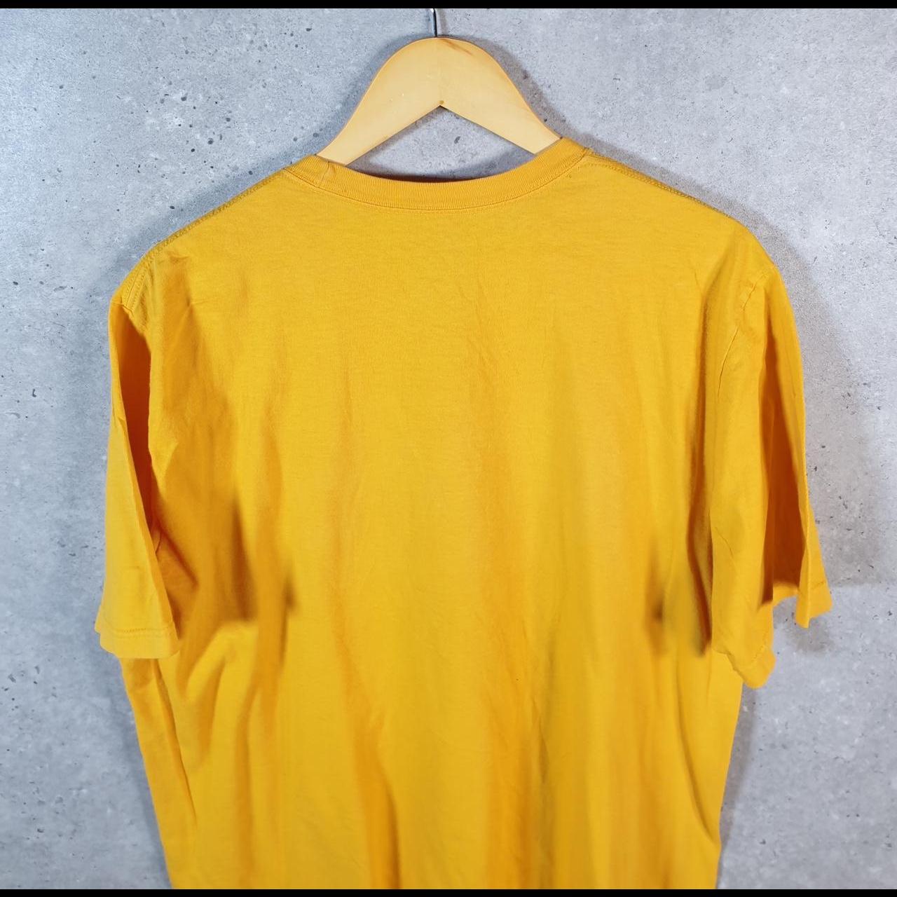 Vintage Nike Spellout Club T Shirt Men’s XL yellow Logo Swoosh Athletic C9789