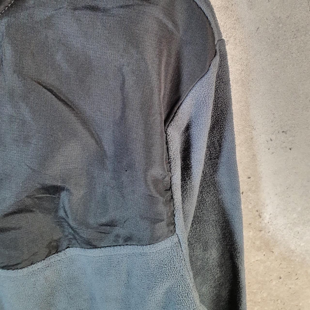 Vintage Starter Fleece Sweatshirt Jacket Mens Large Grey 1/4 Zip Embroidered Logo