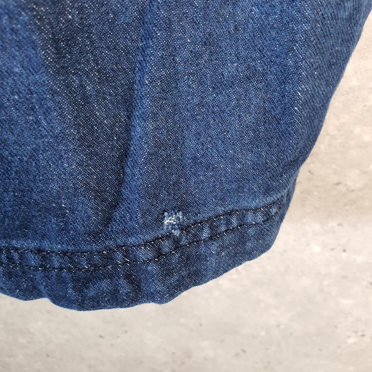 Vintage Lee Baggy Shorts Jorts Cargo Womens W42 Blue Denim Relaxed Cargo