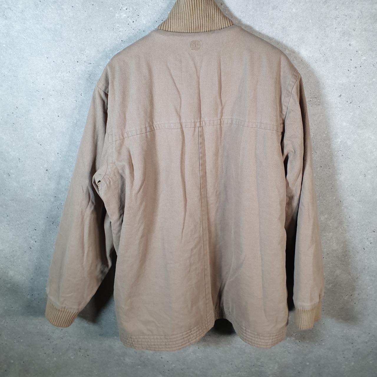 Timberland WeatherGear Fleece Lined Jacket Men’s XL Beige Utility Hunting USA American