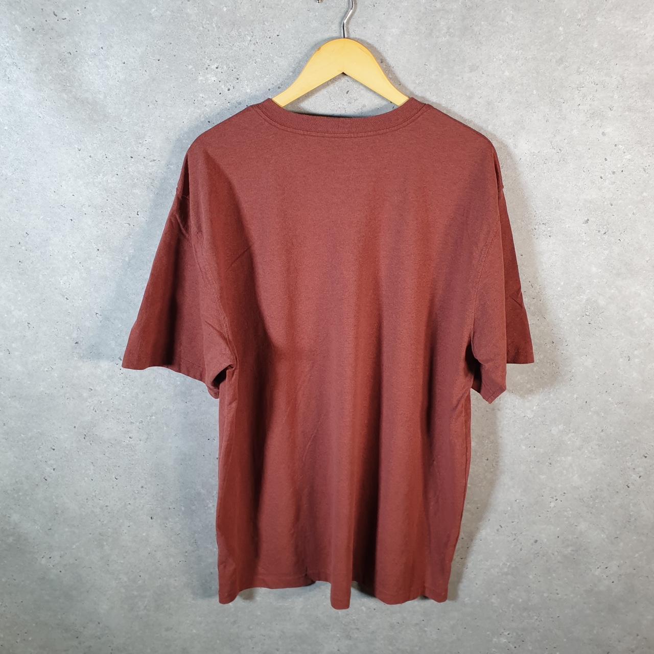 Vintage Carhartt Pocket T Shirt Men’s XL Burgundy Workwear Chore Utility Original Fit