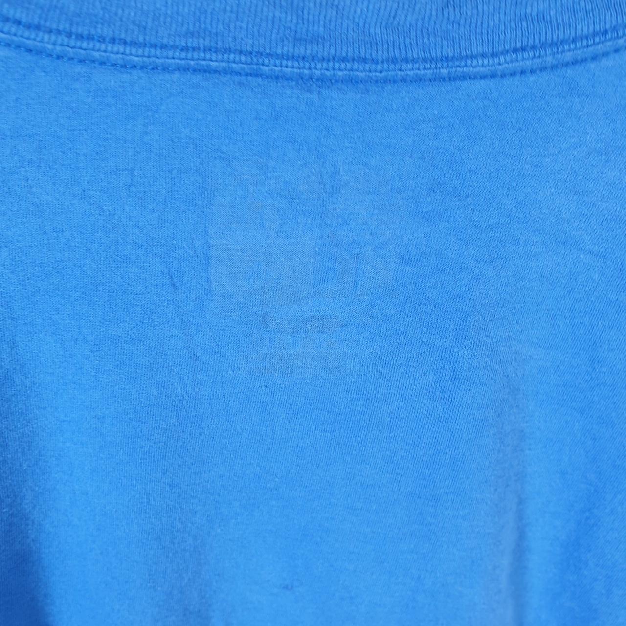 Vintage Adidas Go Tee T Shirt Shirt Men’s XL Blue Three Stripes Logo Athletic C9908