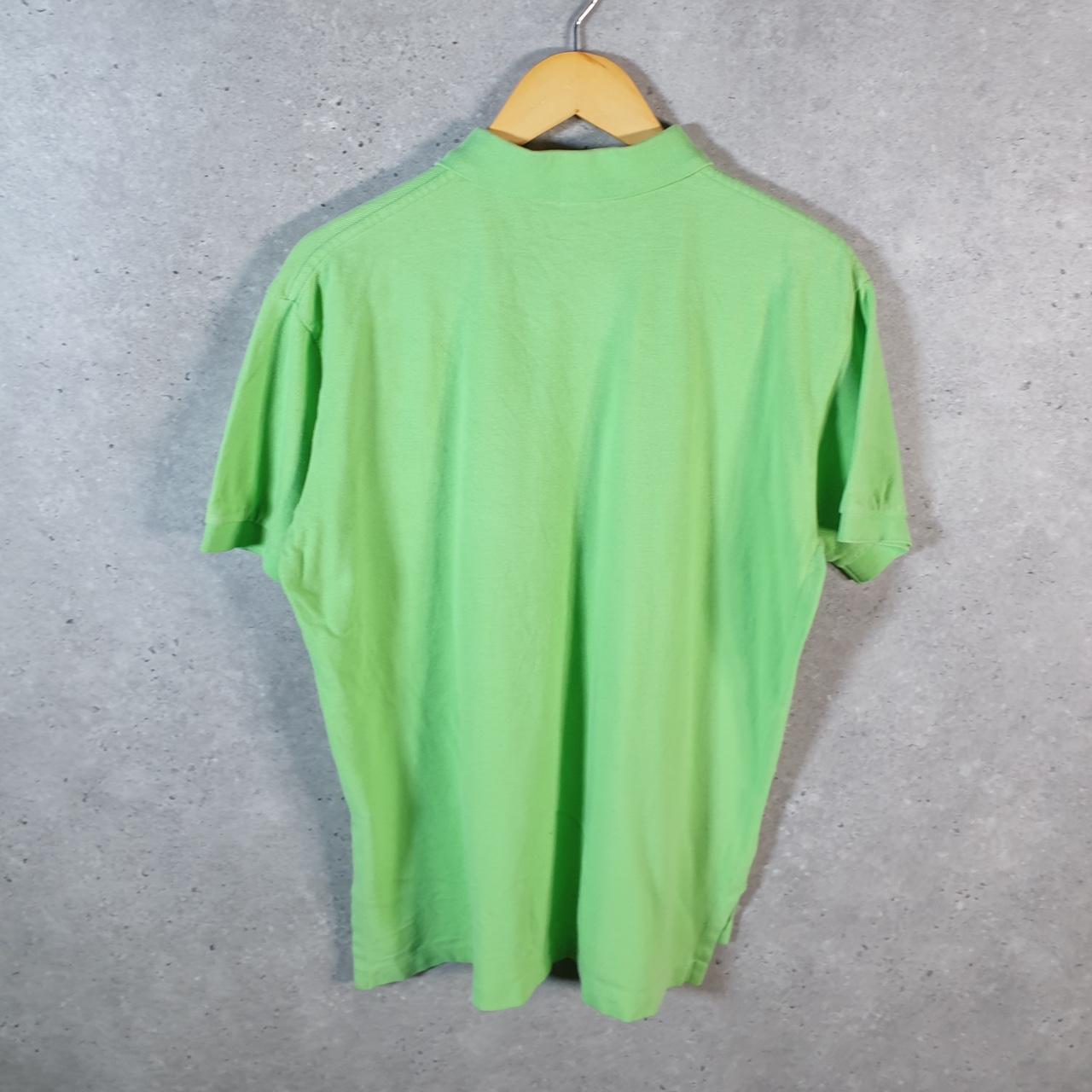 Vintage Ralph Lauren Polo Shirt Men’s Medium Green Classic Fit Embroidered Pony