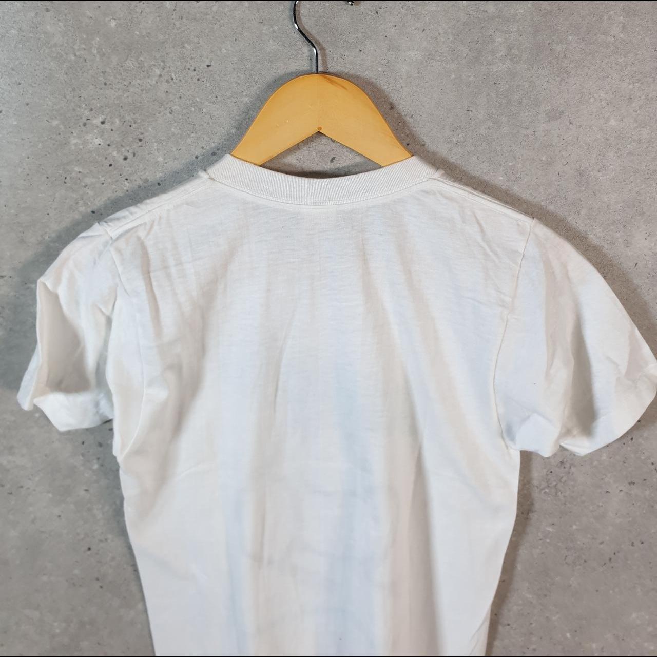 Vintage Collegiate Pacific Frog Jump In 90s USA Single Stitch T Shirt Womens Large White