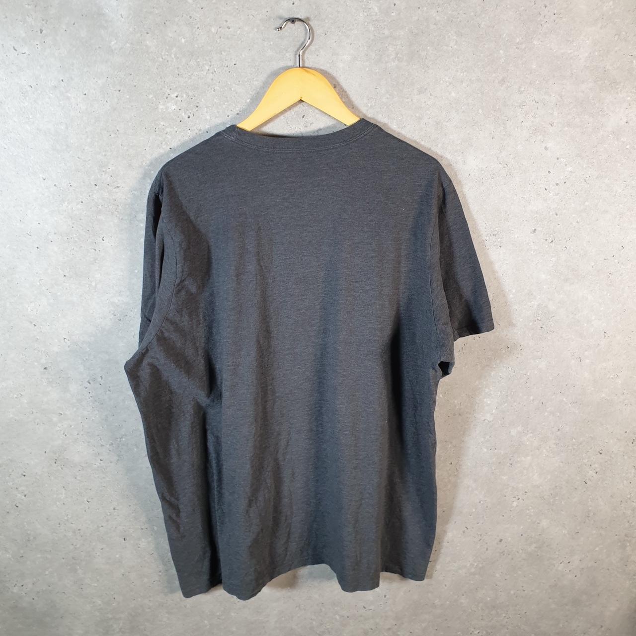 Vintage Adidas Amplifier T Shirt Men’s 2XL Grey Three Stripes Logo Athletic