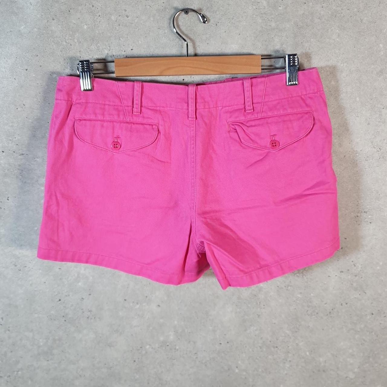 Vintage Ralph Lauren Polo Chino Shorts Jorts Cargo Womens W32 Pink Baggy Cotton