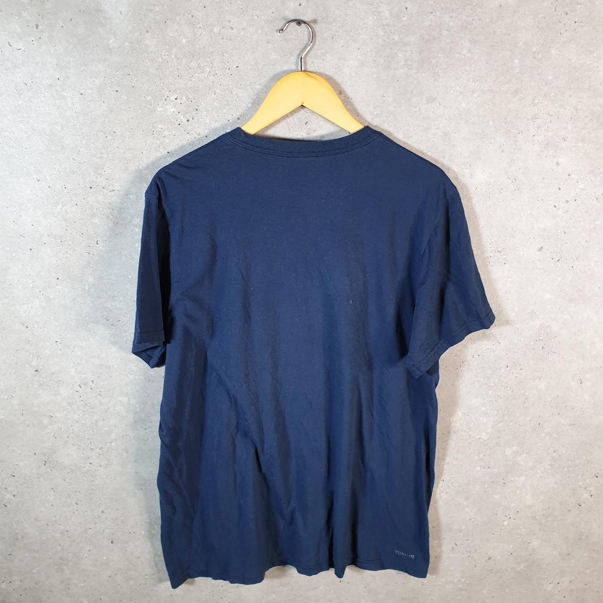 Vintage Adidas Go To Performance Tee T Shirt Men’s XL Navy Blue Three Stripes Athletic