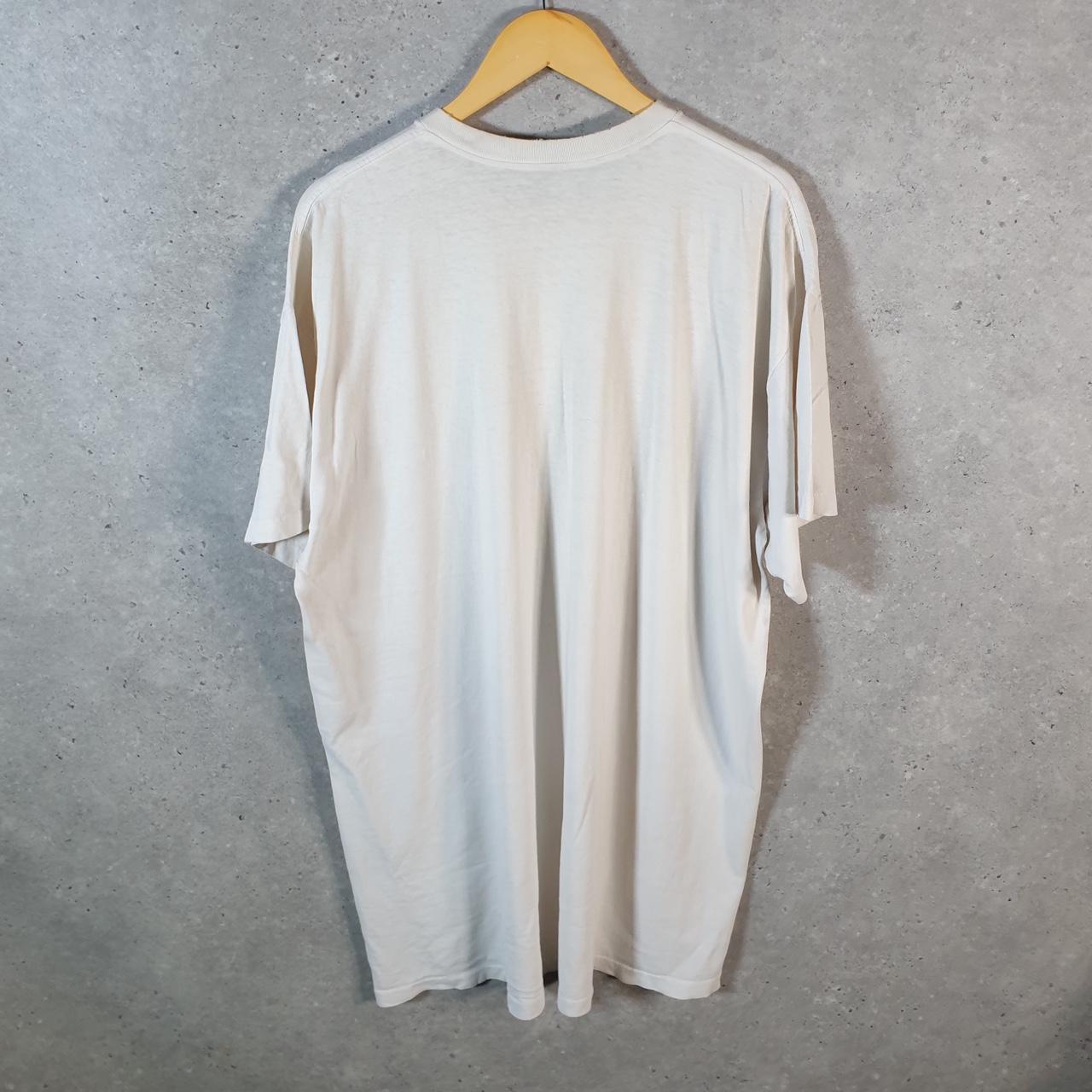 Vintage Drag Racing Car Graphic 90s USA Single Stitch T Shirt Men’s 2XL White