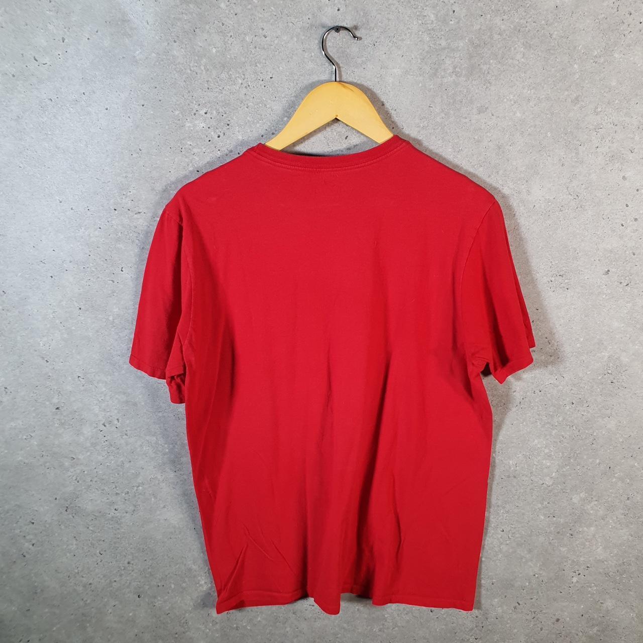 Vintage Nike Spellout T Shirt Men’s Large Red Logo Swoosh Athletic