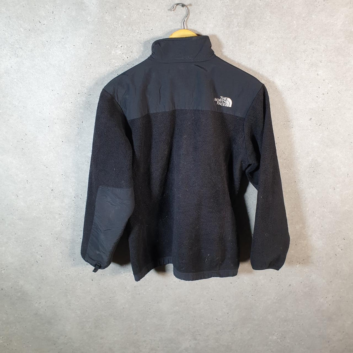 Vintage The North Face TNF Teddy Fleece Sweatshirt  Girls XL Black Full Zip Logo