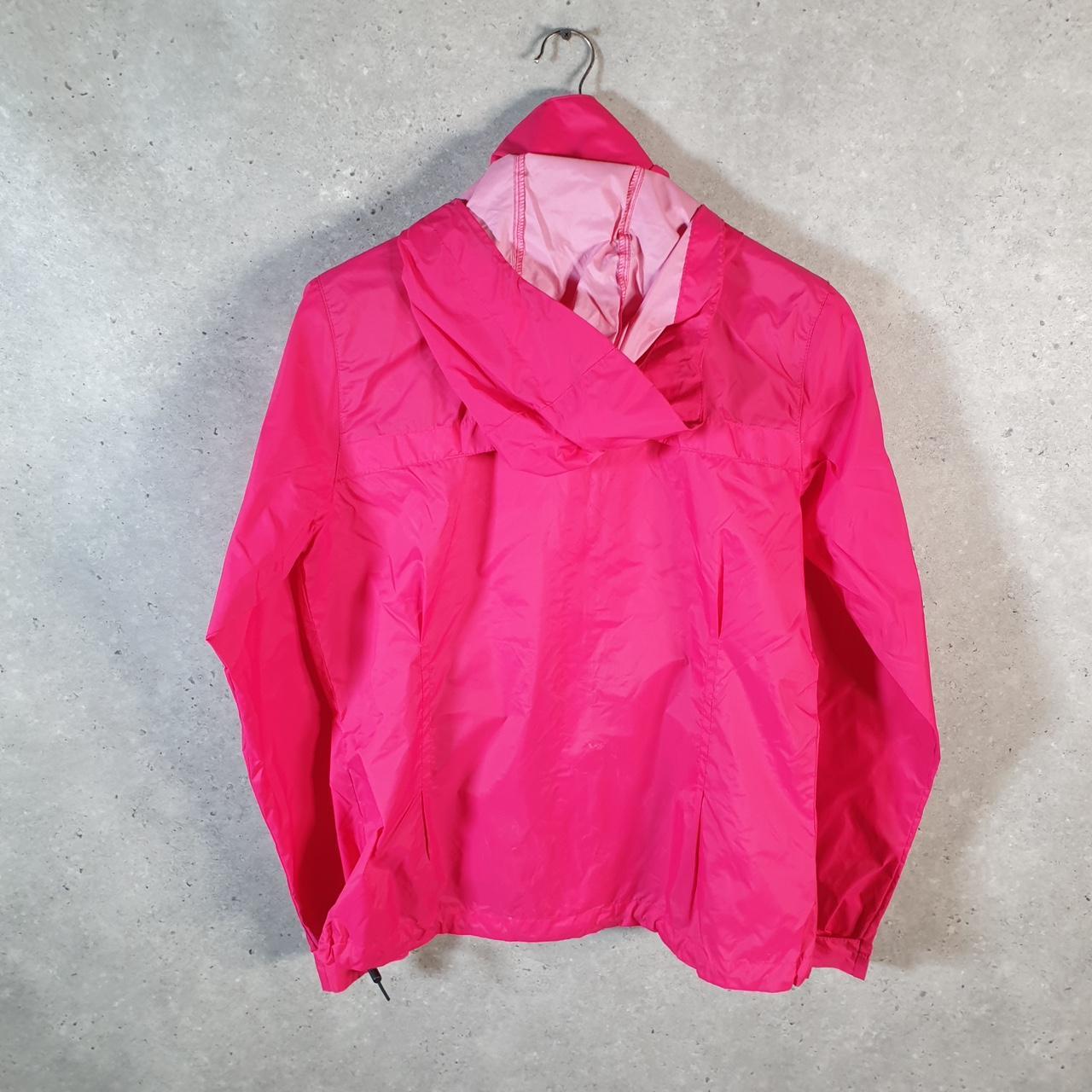 Vintage Columbia Windbreaker Track Jacket Womens XS Pink USA Athletic