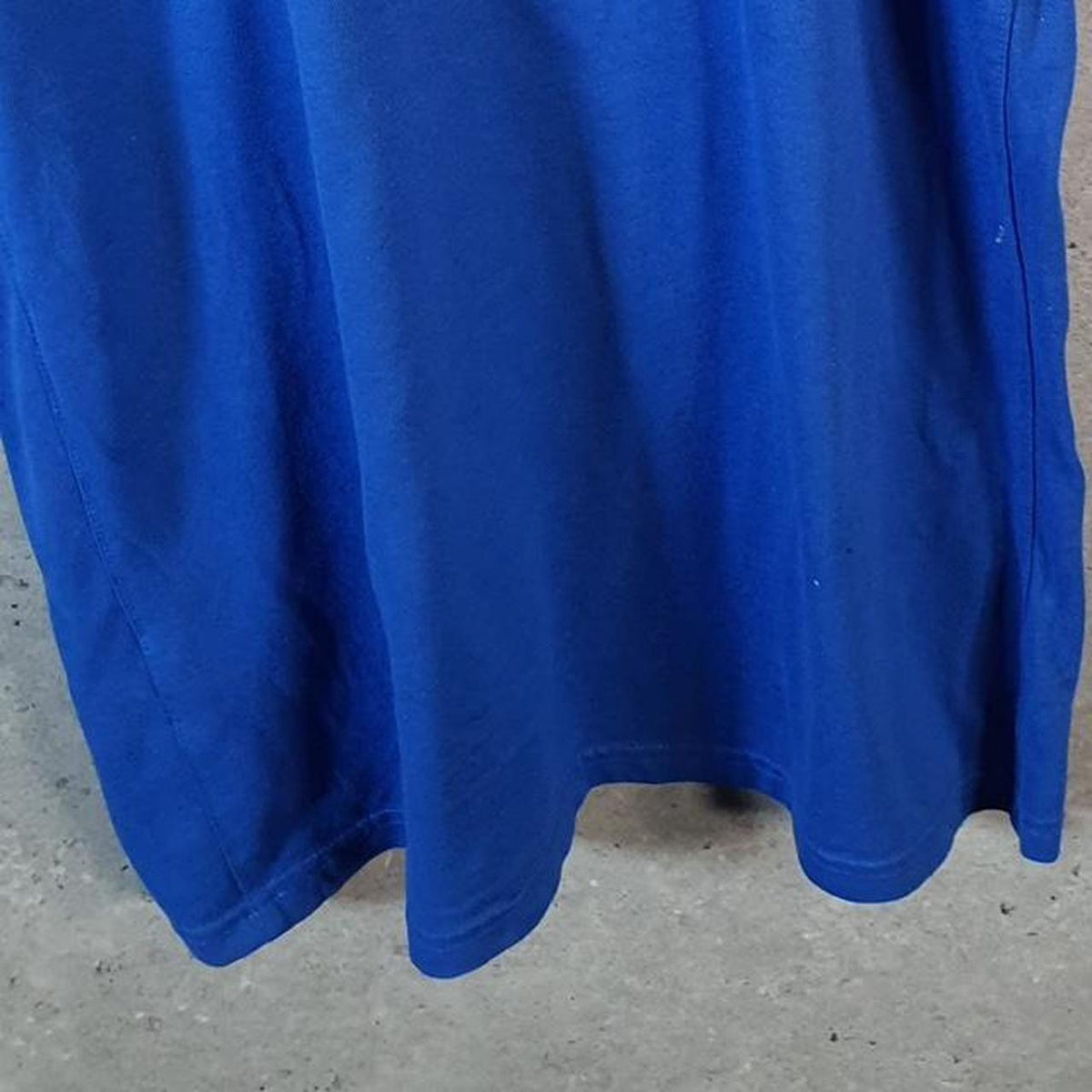 Vintage Nike Dri Fit Spellout T Shirt Men’s Medium Blue Logo Swoosh Athletic