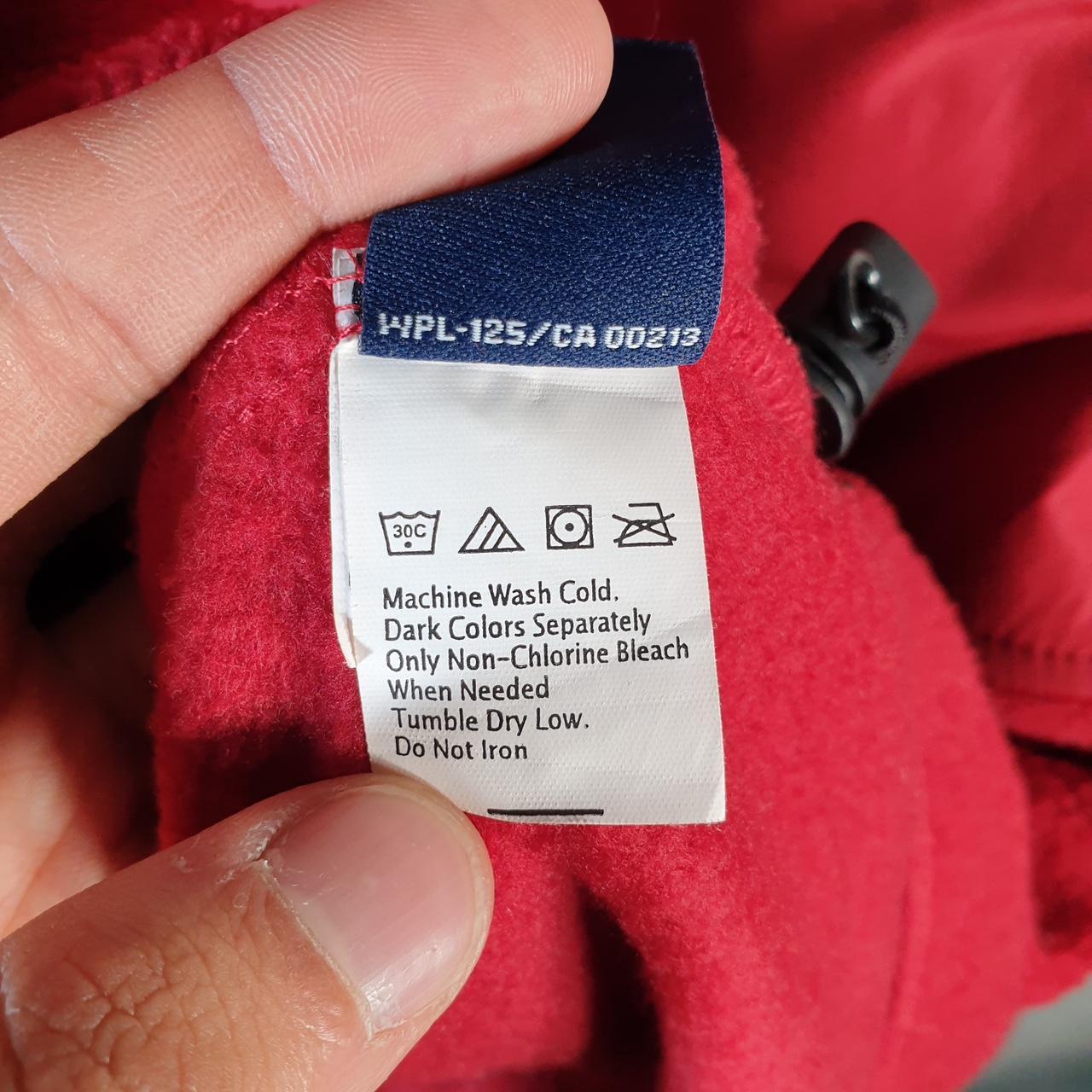 Chaps Ralph Lauren Full Zip Fleece Sweatshirt Mens XL Red Embroidered Logo