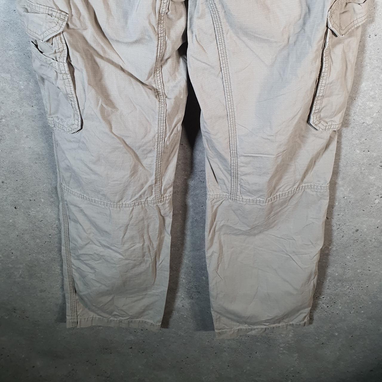 Vintage Carhartt Carpenter Trousers Mens W34 L32 Brown Relaxed Fit Workwear