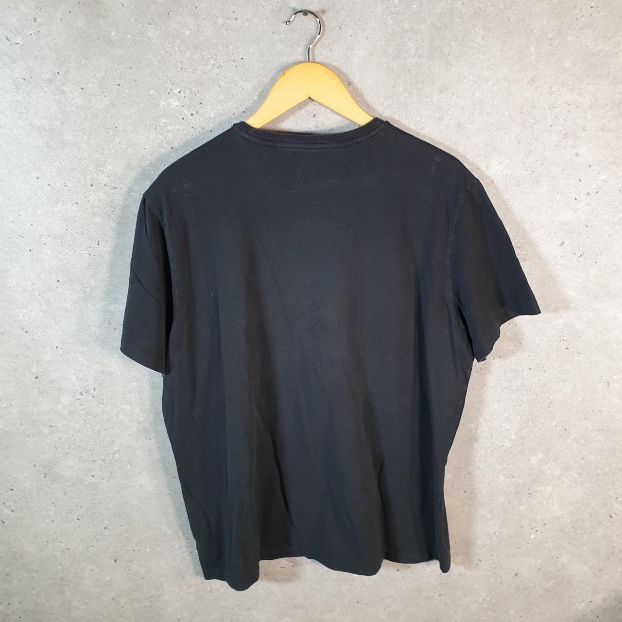 Vintage Ralph Lauren Polo T Shirt Men’s Large Black Embroidered Classic Fit Pony C8615