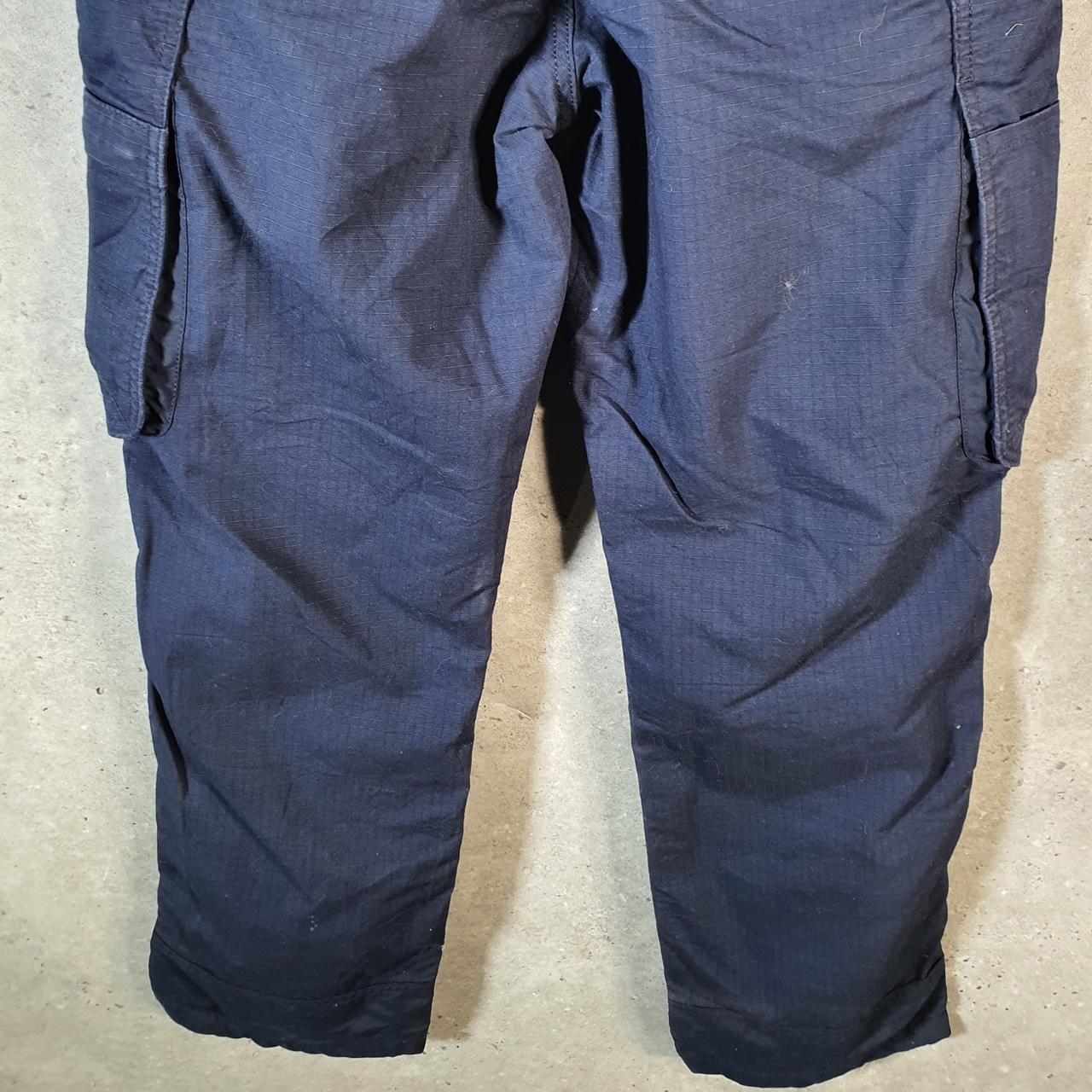 Vintage Carhartt Carpenter Trousers Mens W32 L32 Navy Blue Loose Fit Workwear USA