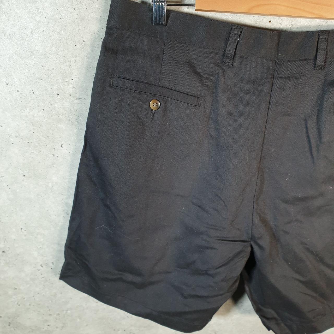 Vintage Dockers Chino Shorts Jorts Cargo Men’s W38 Black Baggy Cotton