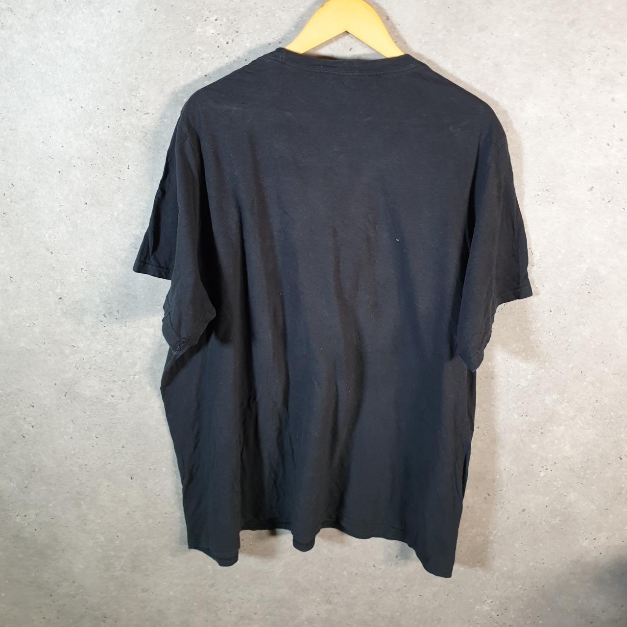 Vintage Adidas Amplifier T Shirt Men’s 2XL Black Three Stripes Logo Athletic