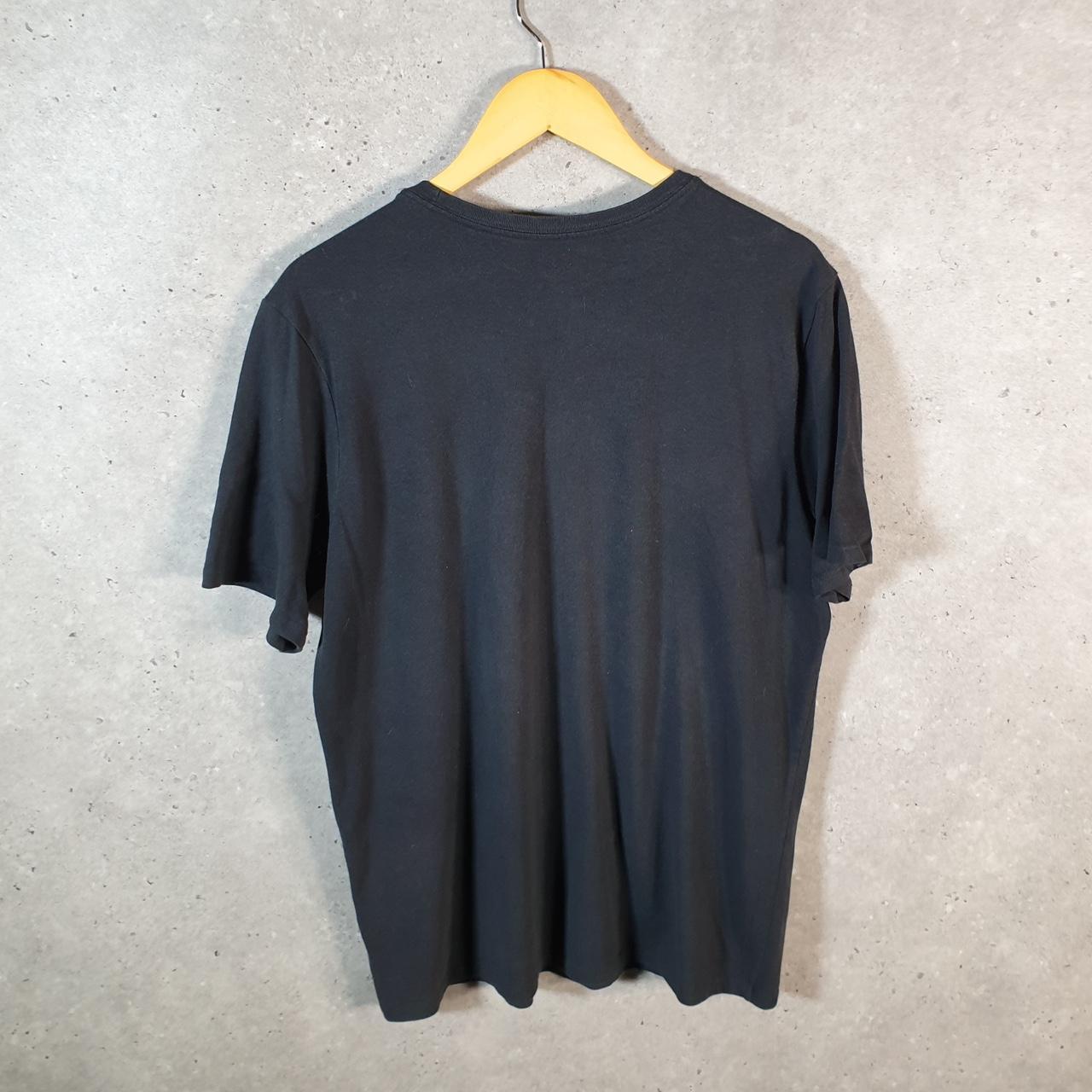 Vintage Nike Spellout Dri Fit T Shirt Men’s Large Black Logo Swoosh Athletic