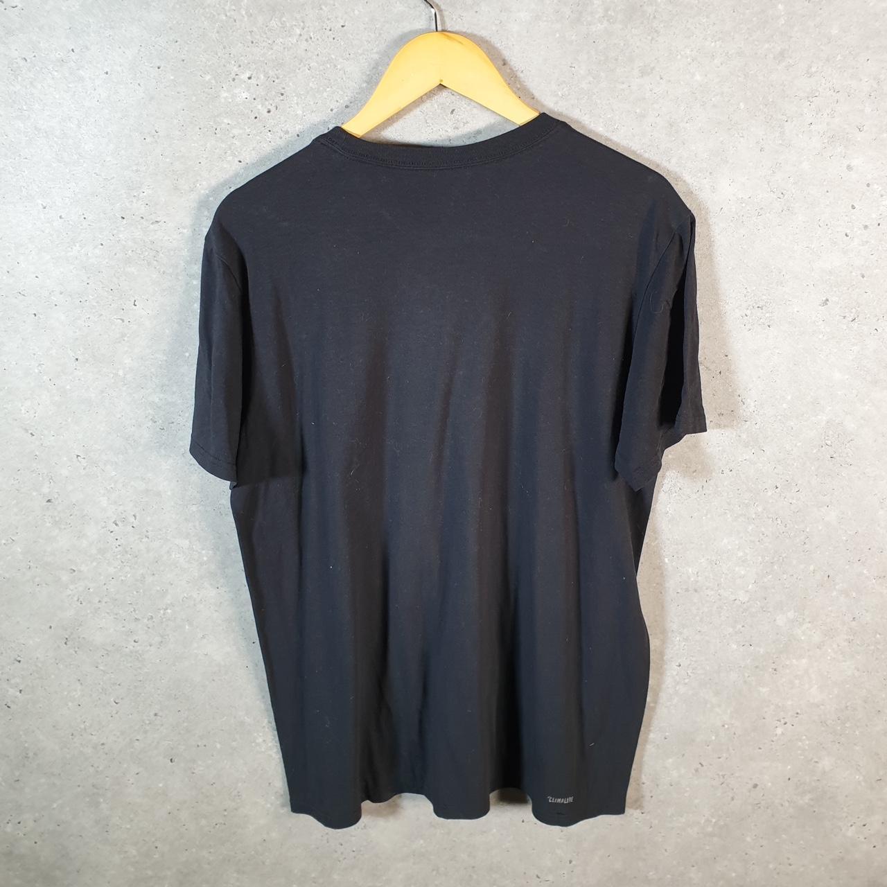 Vintage Adidas Go To Tee T Shirt Men’s Large Black Three Stripes Logo