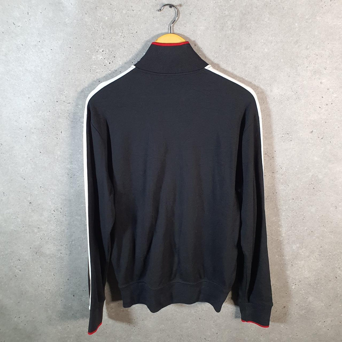 Vintage Ralph Lauren Polo Sweatshirt Men’s Small Black Cotton Full Zip Pony