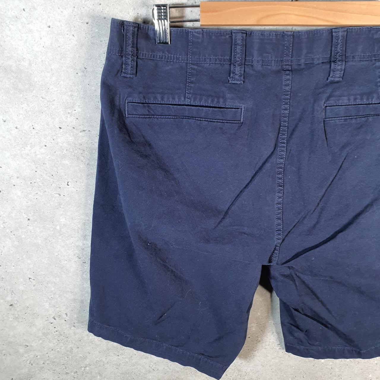 Vintage Dockers Golf Chino Shorts Jorts Cargo Men’s W36 Navy Blue Baggy Cotton