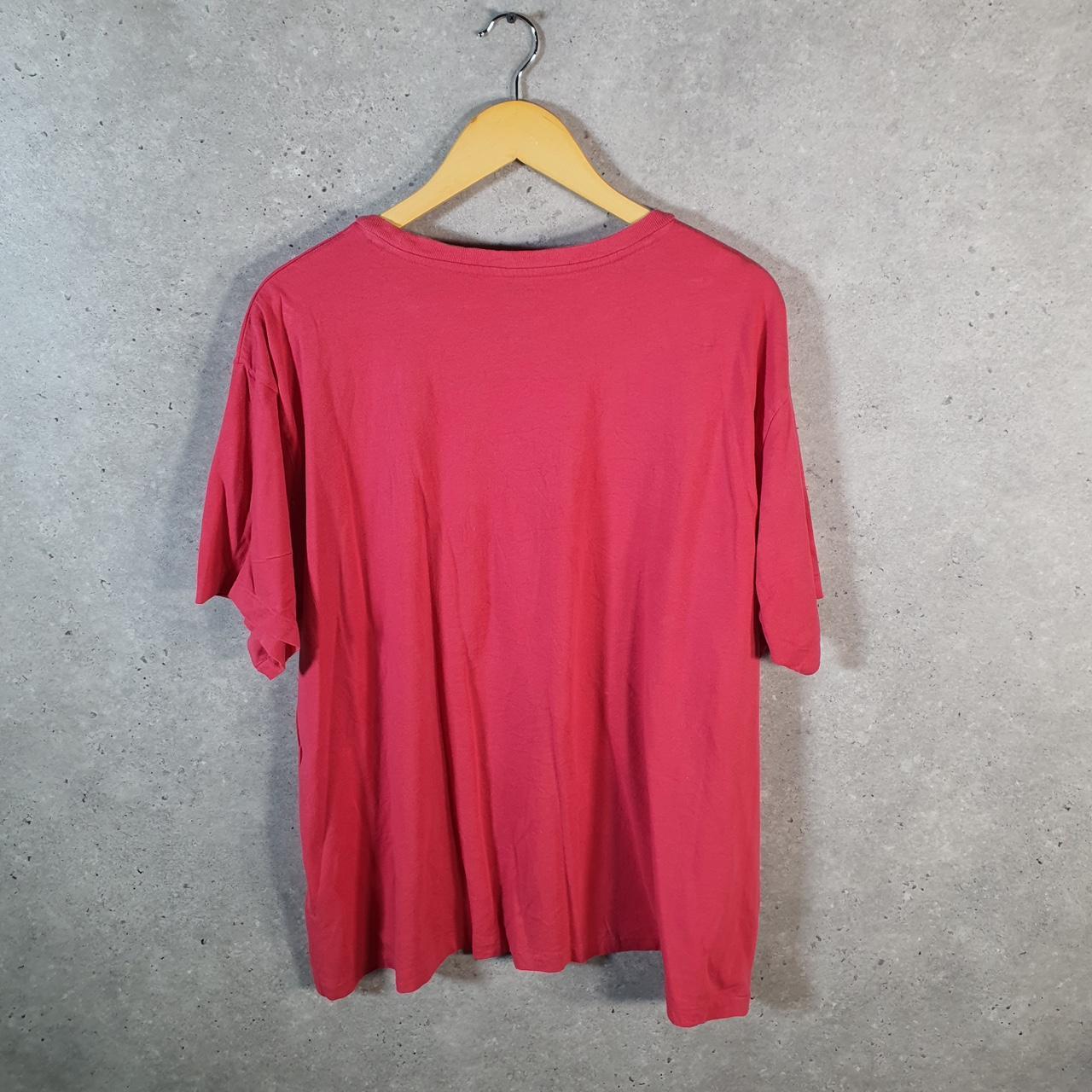 Vintage Ralph Lauren Polo Sport T Shirt Men’s XL Pink Custom Fit Embroidered Pony C8661