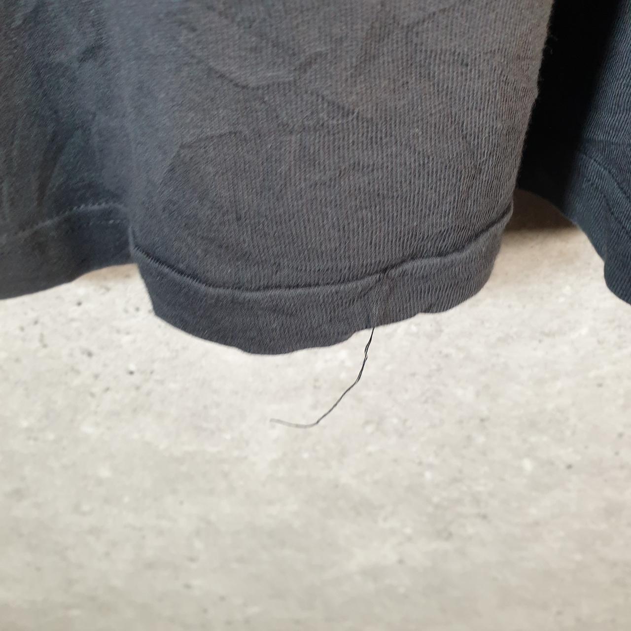 Vintage Adidas Spellout Trefoil Retro T Shirt Mens Medium Black Logo Athletic