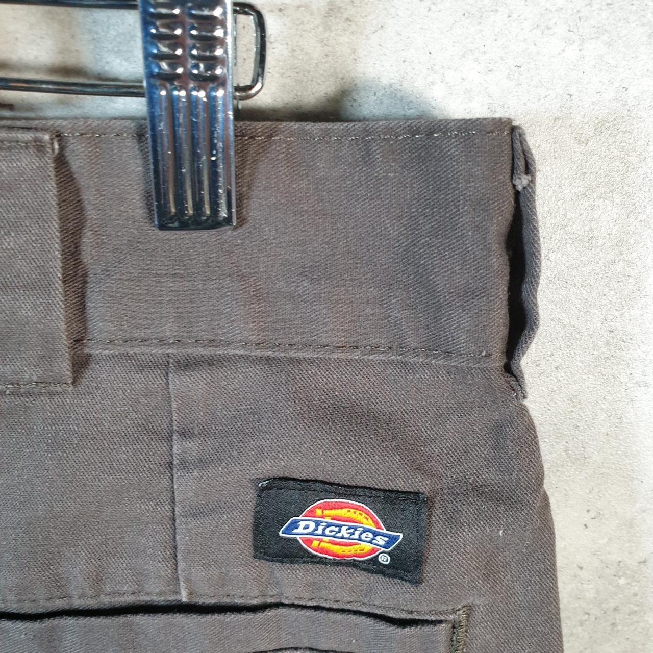 Vintage Dickies Baggy Chino Shorts Jorts Cargo Mens W36 Brown Relaxed Fit