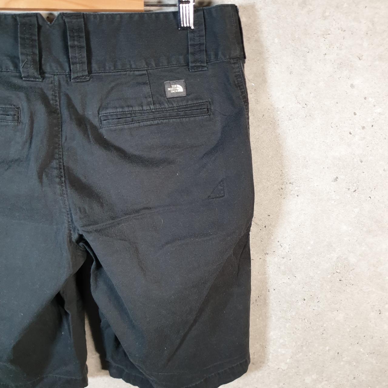 Vintage The North Face TNF Shorts Jorts Chino Cargo Womens UK14 Black Baggy Cotton