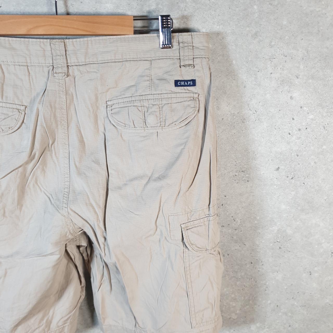 Vintage Chaps Ralph Lauren Polo Shorts Jorts Cargo Men’s W34 Brown Baggy Cotton